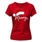 Mommy Santa Hat Christmas Ladies T-Shirt