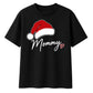 Mommy Santa Hat Christmas Oversized T-Shirt