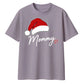 Mommy Santa Hat Christmas Oversized T-Shirt