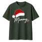 Mommy Santa Hat Christmas Oversized T-Shirt