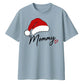 Mommy Santa Hat Christmas Oversized T-Shirt