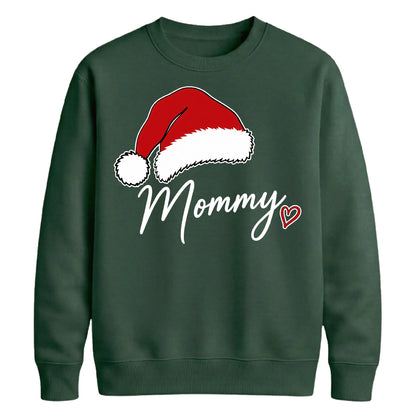 Mommy Santa Hat Christmas Unisex Sweatshirt