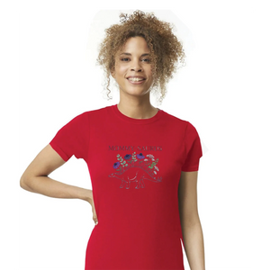Mommy Saurus Mothers Day Printed Ladies Fit T-Shirt