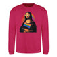 Mona Lisa Pride Flag Aura Pride Month Unisex Sweatshirt