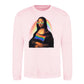 Mona Lisa Pride Flag Aura Pride Month Unisex Sweatshirt