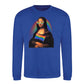 Mona Lisa Pride Flag Aura Pride Month Unisex Sweatshirt