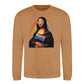 Mona Lisa Pride Flag Aura Pride Month Unisex Sweatshirt