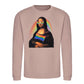 Mona Lisa Pride Flag Aura Pride Month Unisex Sweatshirt