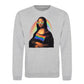 Mona Lisa Pride Flag Aura Pride Month Unisex Sweatshirt