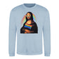Mona Lisa Pride Flag Aura Pride Month Unisex Sweatshirt