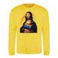 Mona Lisa Pride Flag Aura Pride Month Unisex Sweatshirt