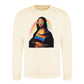 Mona Lisa Pride Flag Aura Pride Month Unisex Sweatshirt