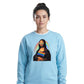 Mona Lisa Pride Flag Aura Pride Month Unisex Sweatshirt