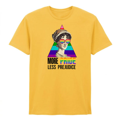 More Pride Less Prejudice Classic Portrait Unisex T-Shirt