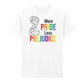 More Pride Less Prejudice Slogan Pride Month Unisex T-Shirt