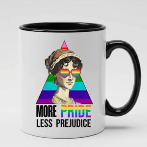 More Pride Less Prejudice Pride Mug, Best Gay Dad Ever Mug, Human Pride Mug, Gift for Pride Month, LGBTQ Mug