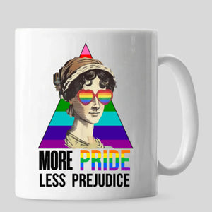 More Pride Less Prejudice Pride Mug, Best Gay Dad Ever Mug, Human Pride Mug, Gift for Pride Month, LGBTQ Mug