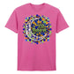 Mosaic Crescent Moon Eid Mubarak Printed Unisex T-Shirt