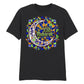 Mosaic Crescent Moon Eid Mubarak Printed Unisex T-Shirt