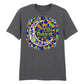 Mosaic Crescent Moon Eid Mubarak Printed Unisex T-Shirt