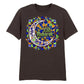 Mosaic Crescent Moon Eid Mubarak Printed Unisex T-Shirt