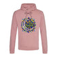Mosaic Crescent Moon Eid Mubarak Printed Unisex Hoodie