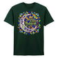 Mosaic Crescent Moon Eid Mubarak Printed Unisex T-Shirt