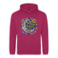 Mosaic Crescent Moon Eid Mubarak Printed Unisex Hoodie