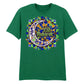 Mosaic Crescent Moon Eid Mubarak Printed Unisex T-Shirt