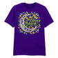 Mosaic Crescent Moon Eid Mubarak Printed Unisex T-Shirt