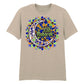 Mosaic Crescent Moon Eid Mubarak Printed Unisex T-Shirt