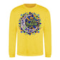 Mosaic Crescent Moon Eid Mubarak Printed Unisex Sweatshirt