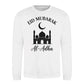 Mosque Design Eid Mubarak Printed Unisex Sweatshirt
