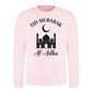 Mosque Design Eid Mubarak Printed Unisex Sweatshirt