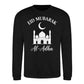 Mosque Design Eid Mubarak Printed Unisex Sweatshirt