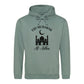 Mosque Design Eid Mubarak Printed Unisex Hoodie