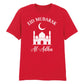 Mosque Design Eid Mubarak Printed Unisex T-Shirt