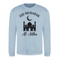 Mosque Design Eid Mubarak Printed Unisex Sweatshirt