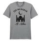 Mosque Design Eid Mubarak Printed Unisex T-Shirt