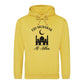 Mosque Design Eid Mubarak Printed Unisex Hoodie