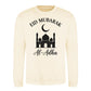 Mosque Design Eid Mubarak Printed Unisex Sweatshirt