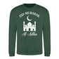 Mosque Design Eid Mubarak Printed Unisex Sweatshirt