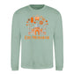 Mosque Graphic Eid Mubarak Printed Unisex Sweatshirt