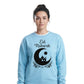 Mosque & Moon Design Eid Mubarak Printed Unisex Sweatshirt