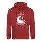 Mosque & Moon Design Eid Mubarak Printed Unisex Hoodie