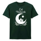 Mosque & Moon Design Eid Mubarak Printed Unisex T-Shirt