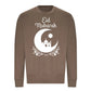 Mosque & Moon Design Eid Mubarak Printed Unisex Sweatshirt