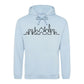 Mosque Skyline Art Eid Printed Unisex Hoodie - Eid Gift Unisex UK