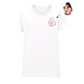 Mother’s Day Custom Outline Sketch Ladies Fit T Shirt