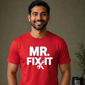 Mr. Fix It Father's Day Printed Unisex T-Shirt
